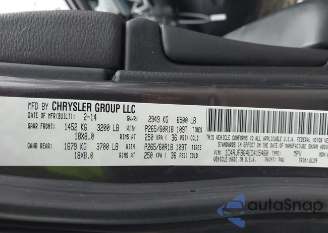 1C4RJFBG4EC415460: 44589724