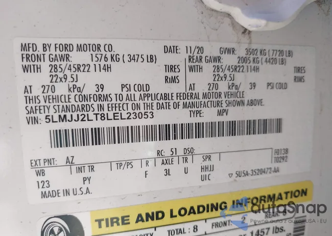 5LMJJ2LT8LEL23053: 44589841