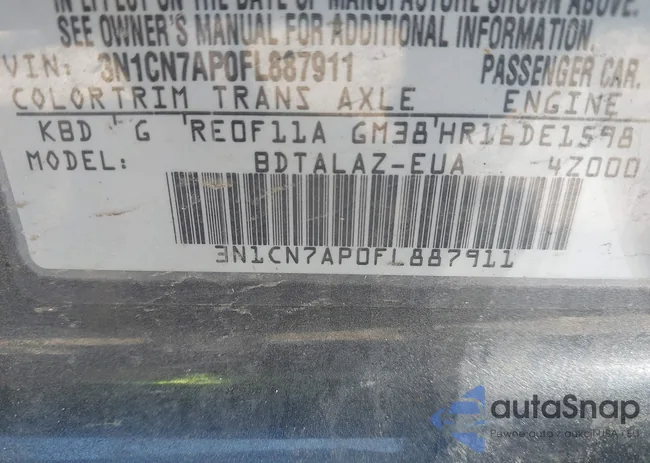 3N1CN7AP0FL887911: 44589924