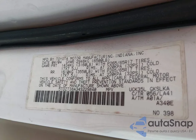 5TDZT38A34S229840: 44589097