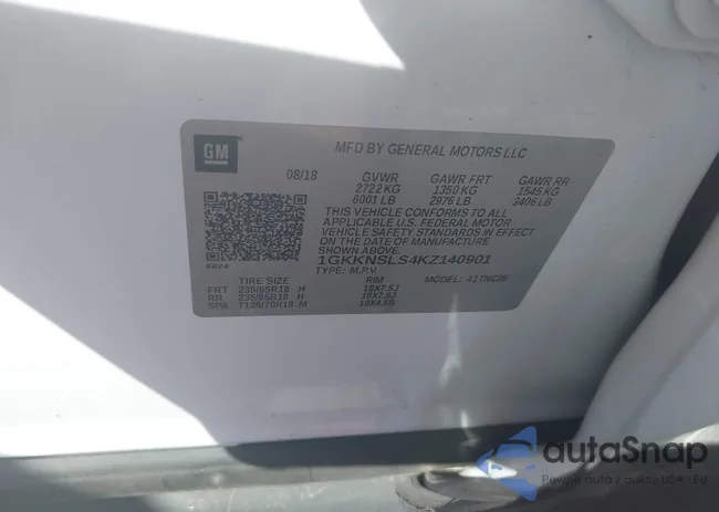 1GKKNSLS4KZ140901: 44589337