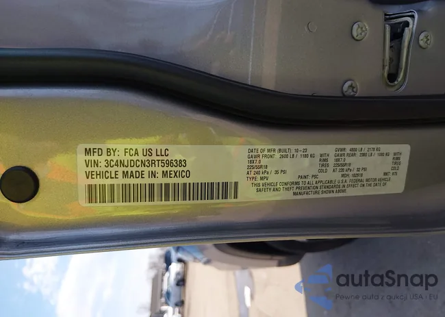 3C4NJDCN3RT596383: 44590309