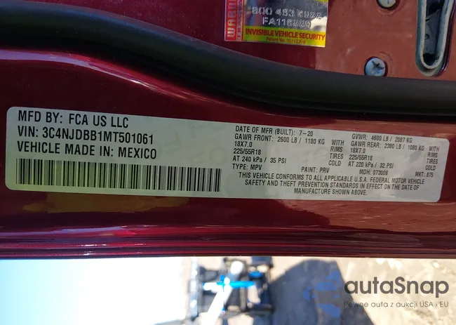 3C4NJDBB1MT501061: 44590393