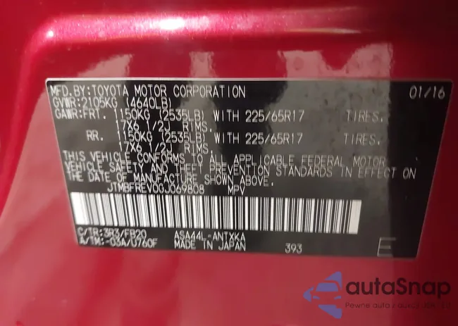 JTMBFREV0GJ069808: 44590394