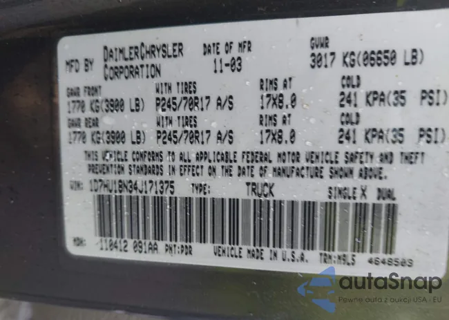 1D7HU18N34J171375: 44590418