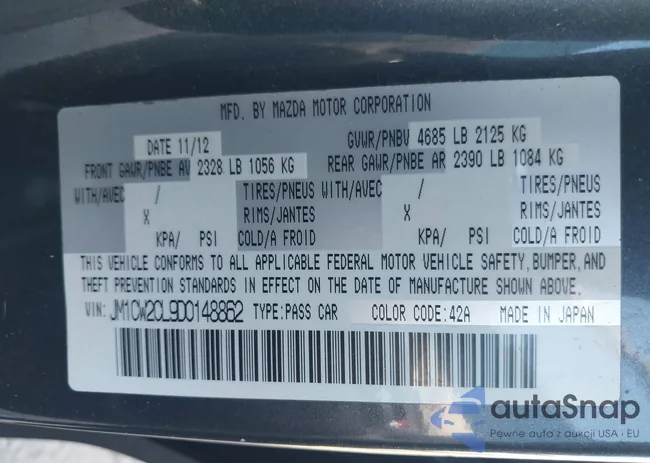 JM1CW2CL9D0148862: 44591745