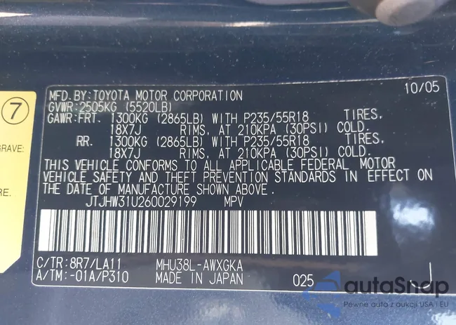 JTJHW31U260029199: 44591770