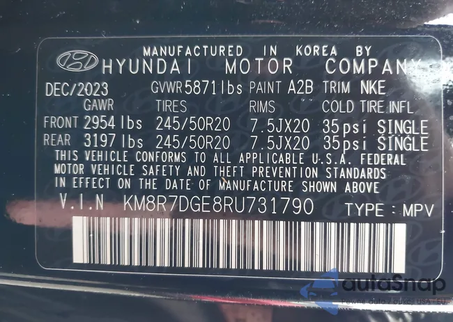 KM8R7DGE8RU731790: 44591815