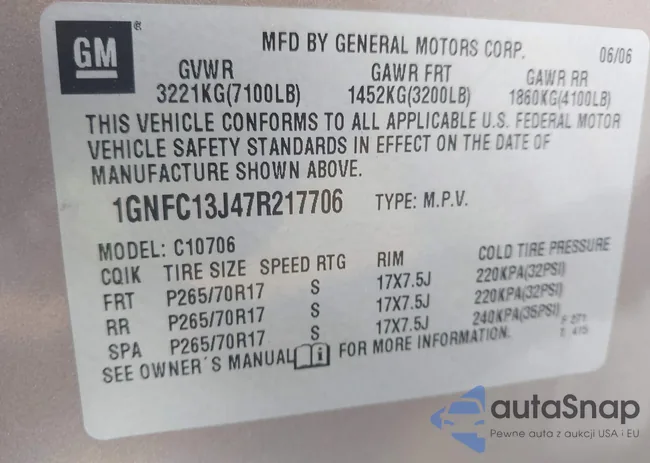 1GNFC13J47R217706: 44591858