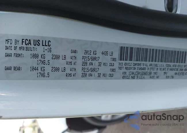 1C4NJCBA1GD665180: 44592089