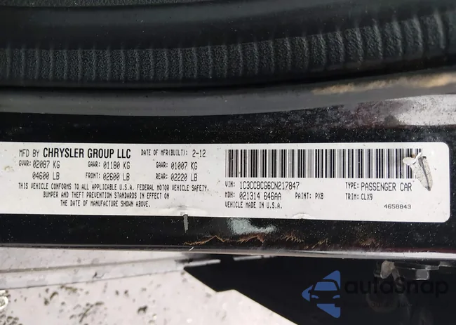 1C3CCBCG6CN217847: 44592713