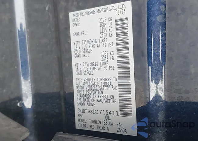 5N1BT3BB1RC715411: 44592895