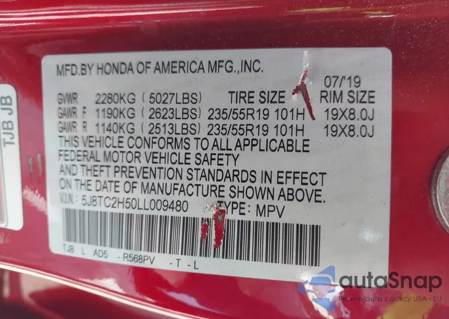 5J8TC2H50LL009480: 44592913