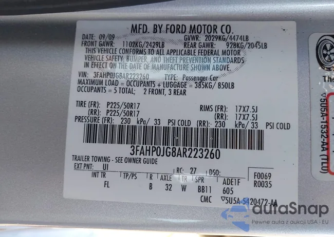 3FAHP0JG8AR223260: 44592954