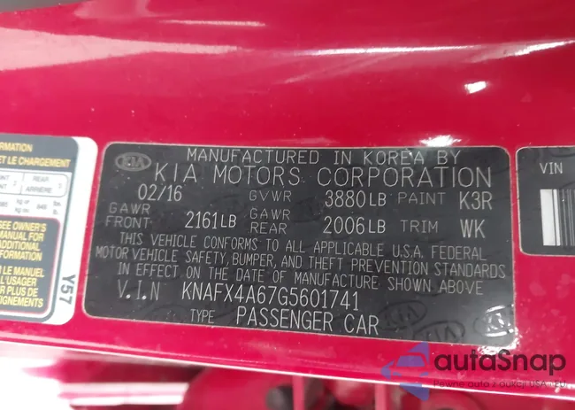 KNAFX4A67G5601741: 44592979