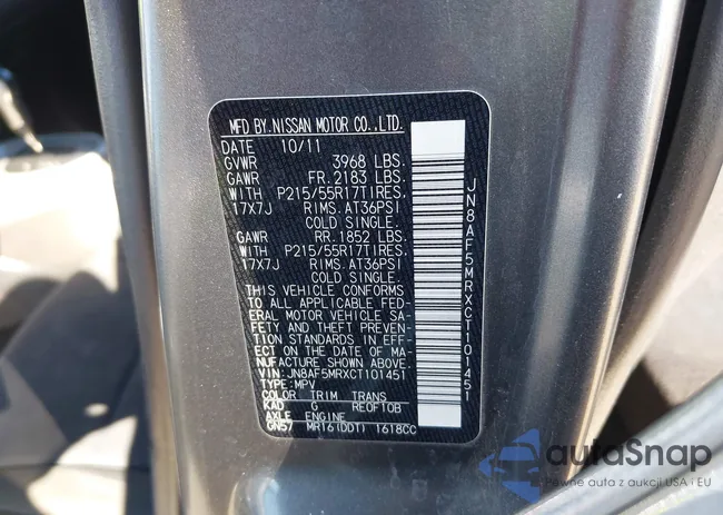 JN8AF5MRXCT101451: 44592137