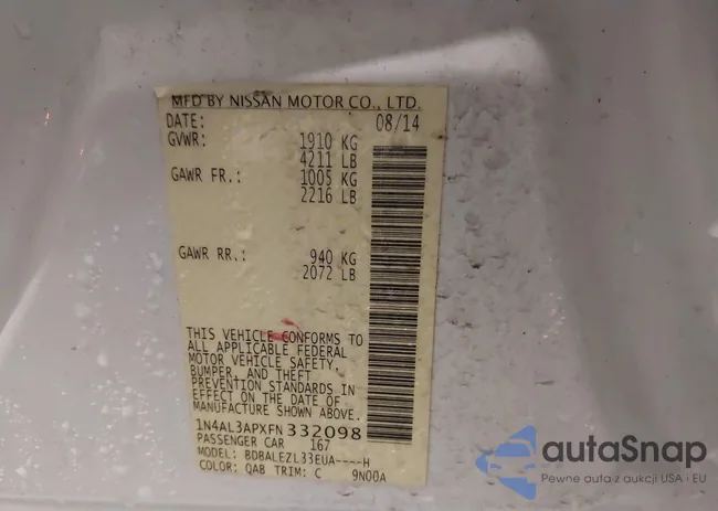 1N4AL3APXFN332098: 44593652