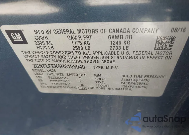 2GNFLFEK9H6153940: 44593779