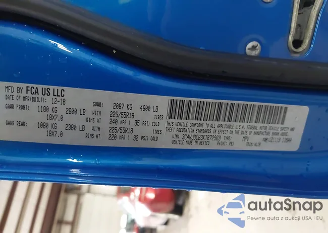 3C4NJDCB3KT672969: 44593836