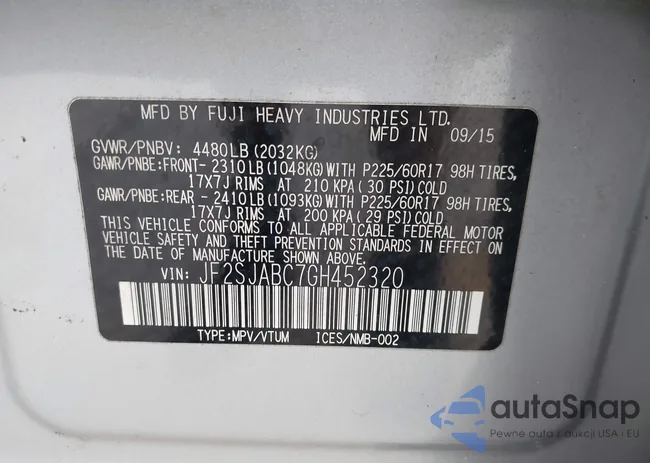 JF2SJABC7GH452320: 44593967