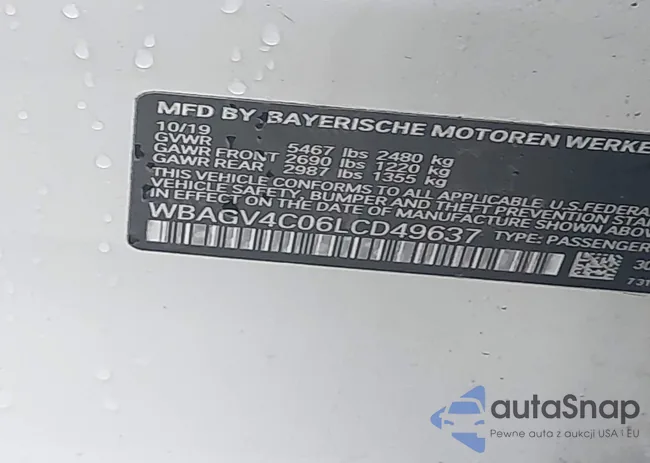 WBAGV4C06LCD49637: 44594751