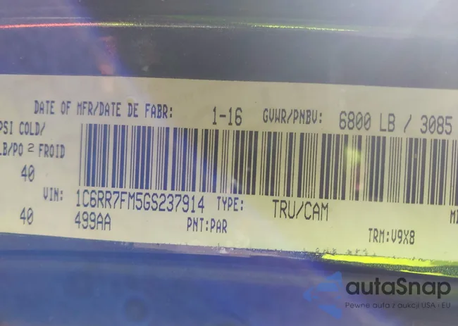 1C6RR7FM5GS237914: 44594960