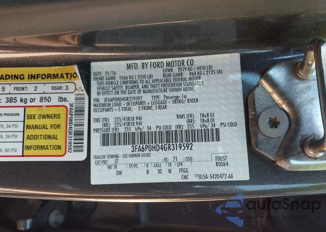 3FA6P0HD4GR319592: 44594450