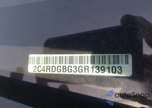 2C4RDGBG3GR139103: 44595516