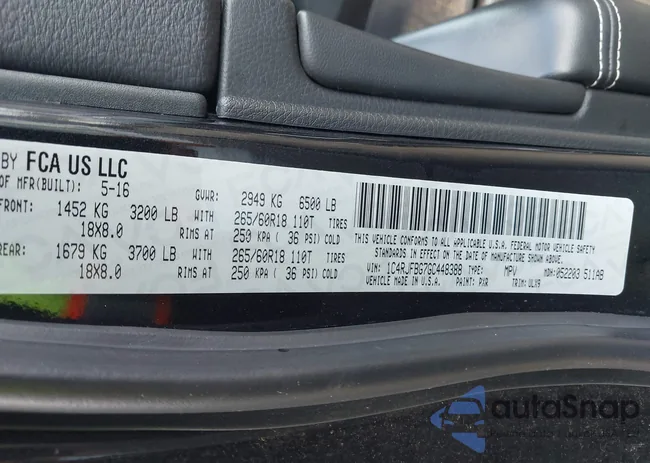 1C4RJFBG7GC448388: 44595770