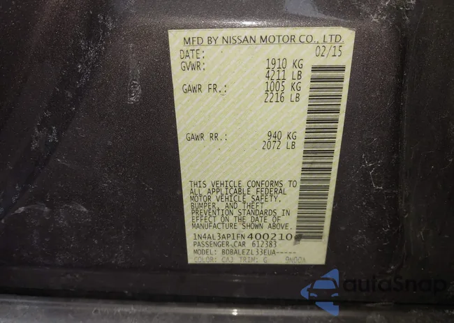 1N4AL3AP1FN400210: 44595938