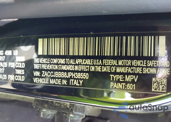 ZACCJBBB8JPH38550: 44596013