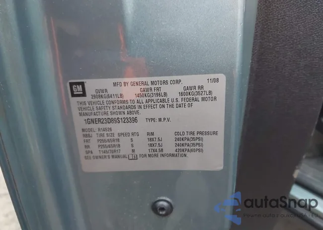 1GNER23D89S123396: 44596035