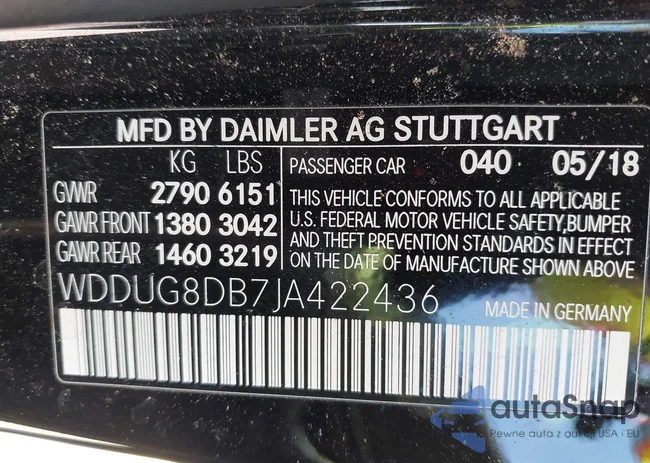 WDDUG8DB7JA422436: 44595072