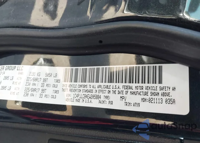 1C4PJLCB4EW205884: 44595469