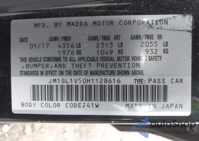 JM1GL1V50H1128616: 44596494