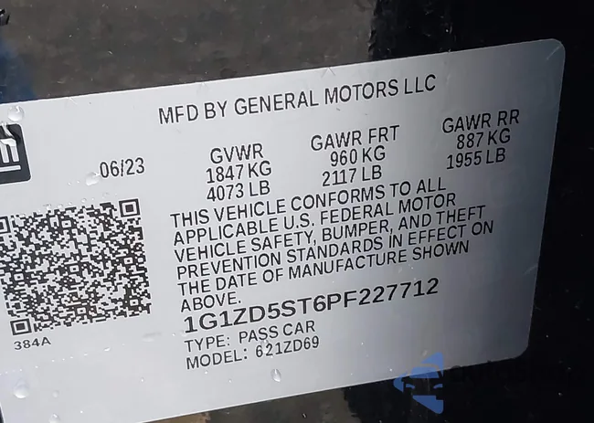 1G1ZD5ST6PF227712: 44596723