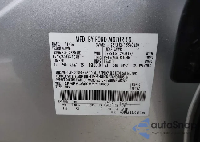 2FMPK4G90HBB09083: 44596999