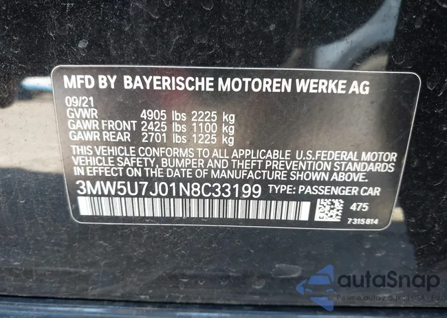 3MW5U7J01N8C33199: 44597026