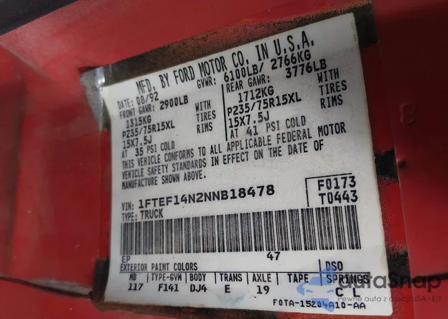 1FTEF14N2NNB18478: 44597060