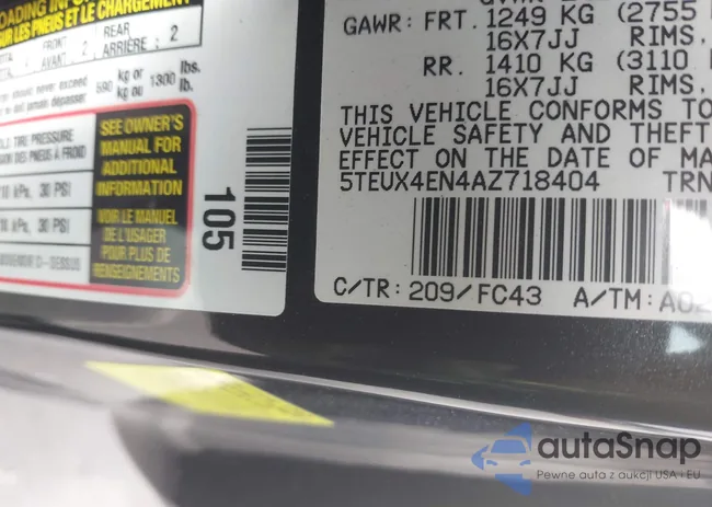 5TEUX4EN4AZ718404: 44597689