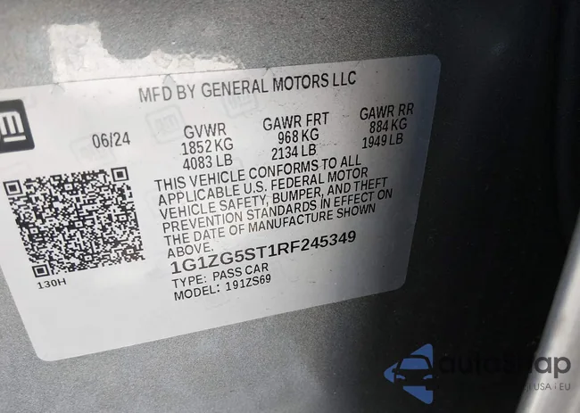 1G1ZG5ST1RF245349: 44598489