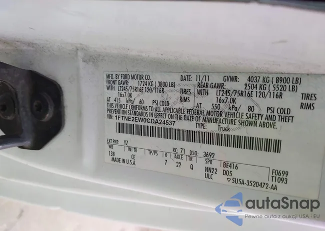 1FTNE2EW0CDA24537: 44598621