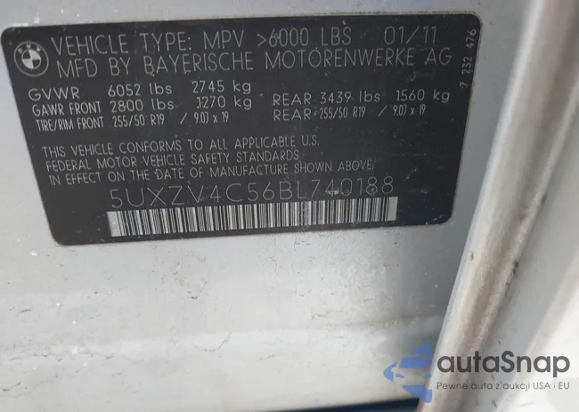 5UXZV4C56BL740188: 44598914