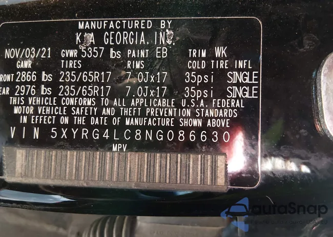 5XYRG4LC8NG086630: 44598923