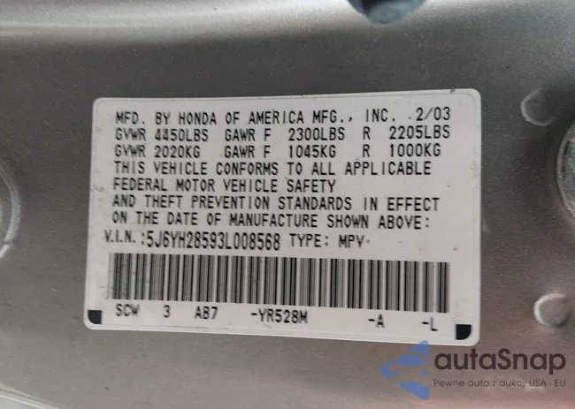 5J6YH28593L008568: 44599064