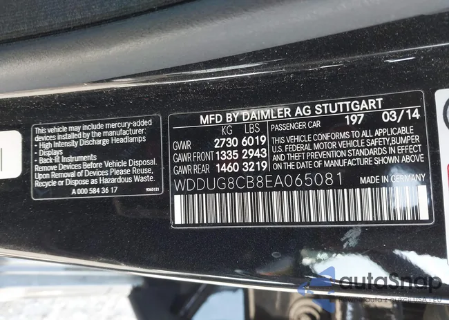 WDDUG8CB8EA065081: 44599067