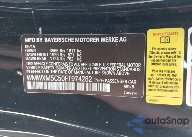 WMWXM5C50FT974282: 44598164