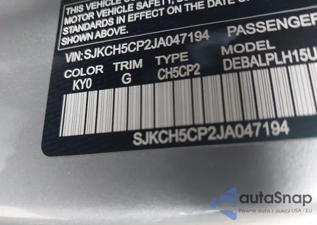 SJKCH5CP2JA047194: 44599603