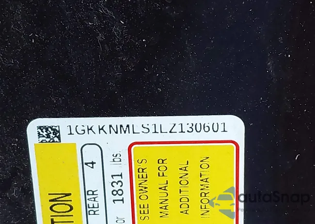 1GKKNMLS1LZ130601: 44599705