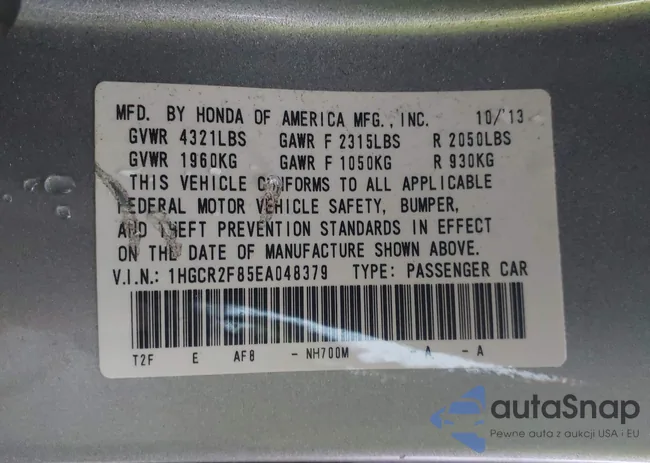 1HGCR2F85EA048379: 44599758